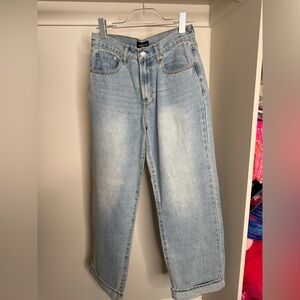 White Fox Boutique Classic Blue Straight Leg Jeans